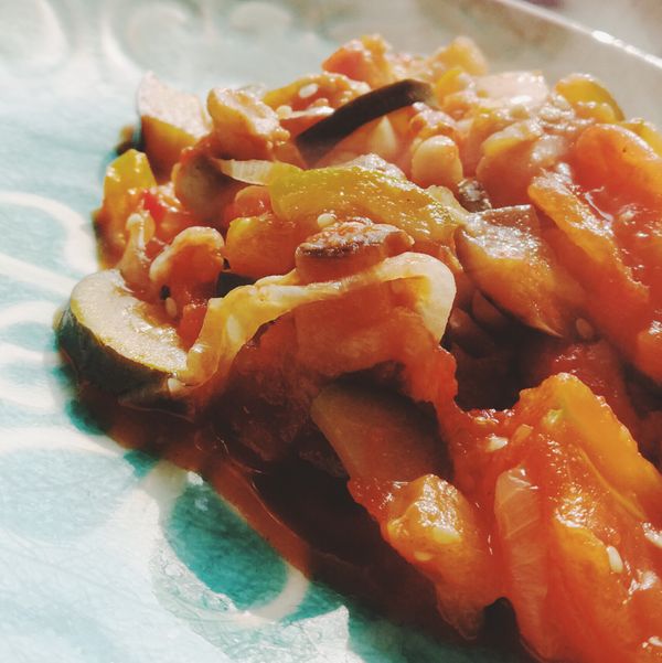 Cooking in Colour — Recipe: Vegan Ratatouille!